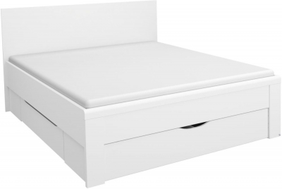 Product photograph of Rivera White Bed from Choice Furniture Superstore