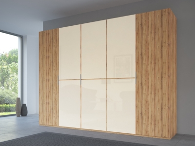 Product photograph of 20up Front 1a Wardrobe With Matt Glass Front from Choice Furniture Superstore
