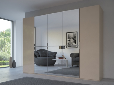 Product photograph of 20up Front 1a Wardrobe With Mirror Front from Choice Furniture Superstore