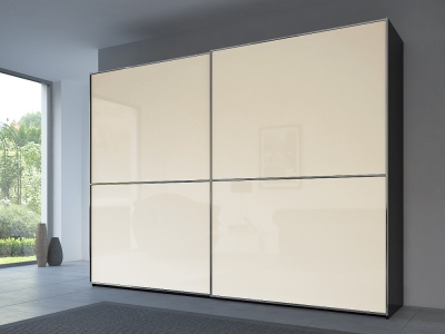 Product photograph of 20up Front 2a Sliding Wardrobe With Matt Glass Front from Choice Furniture Superstore