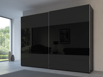 Product photograph of 20up Front 3a Sliding Wardrobe With Mixed Matt Glass Front from Choice Furniture Superstore