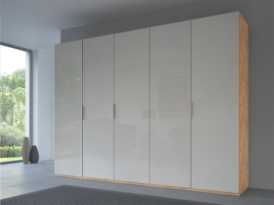 Product photograph of 20up Front 3b Wardrobe With Glossy Glass Front from Choice Furniture Superstore