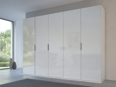 Product photograph of 20up Front 3b Wardrobe With Mixed Matt Glass Front from Choice Furniture Superstore
