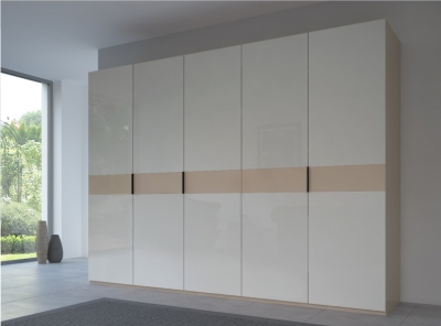 Product photograph of 20up Front 4a Wardrobe With High Gloss White Front from Choice Furniture Superstore