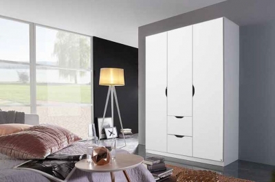 Product photograph of Arnstein High Polish Wardrobe from Choice Furniture Superstore