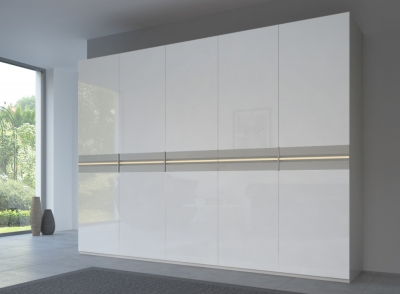Product photograph of 20up Front 4b Wardrobe With High Gloss White Front from Choice Furniture Superstore