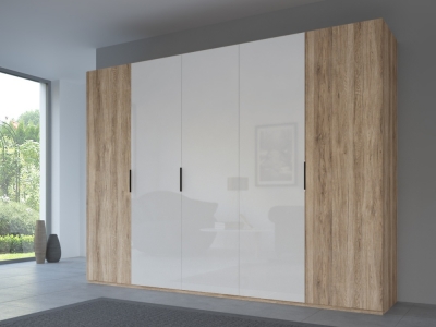 Product photograph of 20up Front 6a Wardrobe With High Gloss White Front from Choice Furniture Superstore