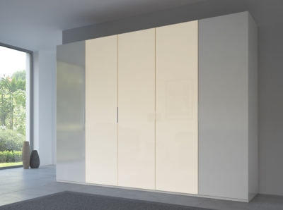 Product photograph of 20up Front 6a Wardrobe With Matt Glass Front from Choice Furniture Superstore