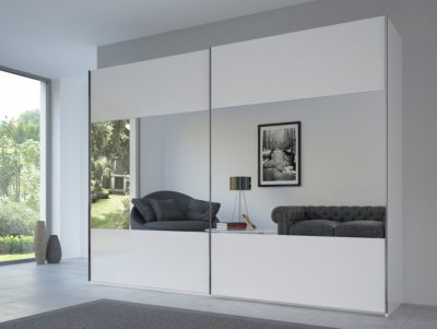 Product photograph of Rauch 20up Front 8 Sliding Wardrobe With Matt Front from Choice Furniture Superstore