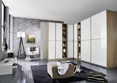 Product photograph of Essensa Corner Wardrobe from Choice Furniture Superstore