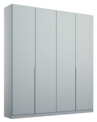 Product photograph of Rauch Alabama 181cm Silk Grey 4 Door Wardrobe from Choice Furniture Superstore