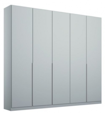 Product photograph of Rauch Alabama 226cm Silk Grey 5 Door Wardrobe from Choice Furniture Superstore