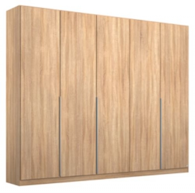 Product photograph of Rauch Alabama 226cm Oak 5 Door Wardrobe from Choice Furniture Superstore