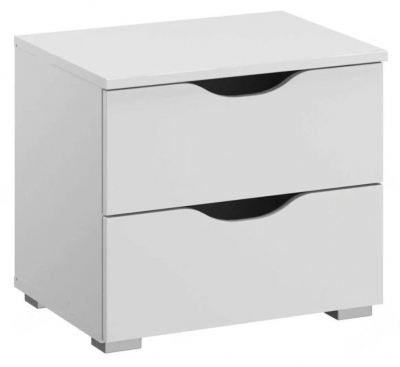 Product photograph of Home Office Alpine White 2 Drawer Chest from Choice Furniture Superstore