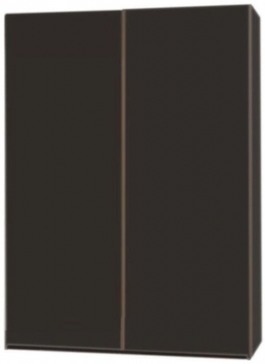 Rauch Lias 2 Door Black Sliding Wardrobe 151cm