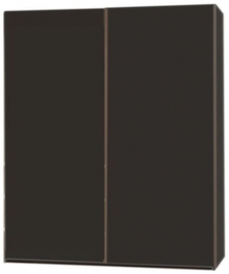 Rauch Lias 2 Door Black Sliding Wardrobe 201cm