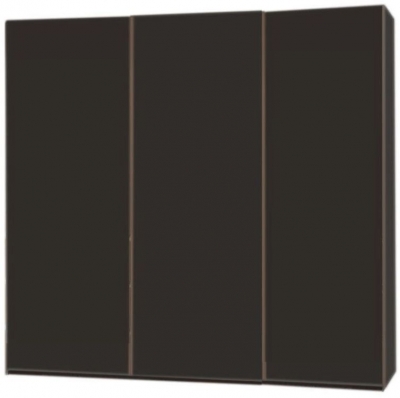 Product photograph of Rauch Lias 3 Door Black Sliding Wardrobe - 226cm from Choice Furniture Superstore