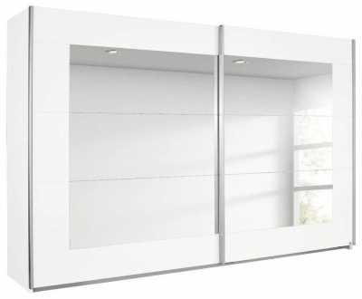 Rauch Alegro 2 Door White Sliding Wardrobe 271cm