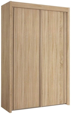 Product photograph of Imperial 2 Door Sliding Wardrobe In Sonoma Oak - 151cm from Choice Furniture Superstore