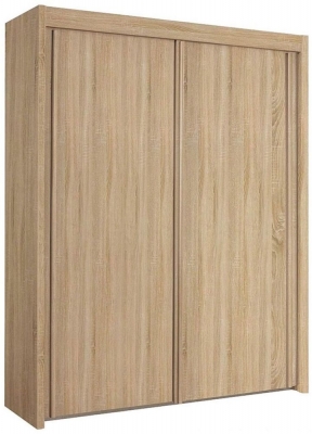 Product photograph of Imperial 2 Door Sliding Wardrobe In Sonoma Oak - 181cm from Choice Furniture Superstore