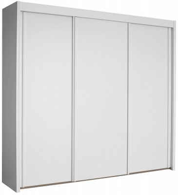 Rauch Imperial 3 Door White Sliding Wardrobe 225cm