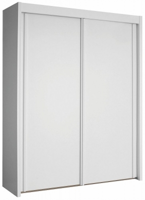 Product photograph of Rauch Imperial 2 Door Silk Grey Sliding Wardrobe - 151cm from Choice Furniture Superstore