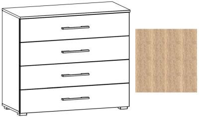 Product photograph of Clearance - Valence 4 Drawer Chest In Sonoma Oak - Fs2021 from Choice Furniture Superstore