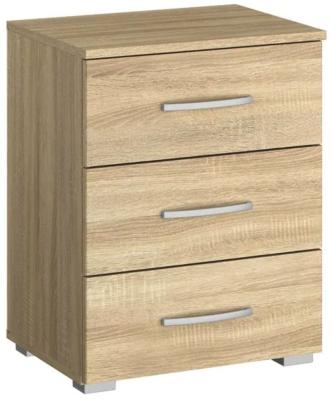 Aditio 3 Drawer Bedside Cabinet In Oak