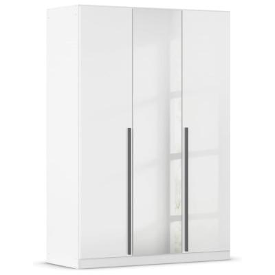 Rauch Alba 136cm 3 Door Mirror Wardrobe Alpine White