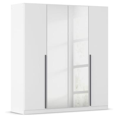 Rauch Alba 181cm 4 Door Mirror Wardrobe Alpine White