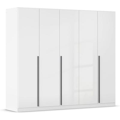 Rauch Alba 226cm 5 Door Wardrobe White Gloss