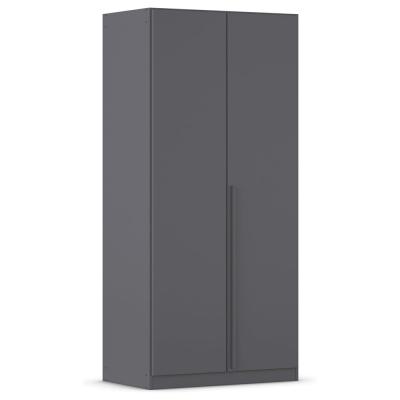 Rauch Alba 91cm 2 Door Wardrobe Metallic Grey