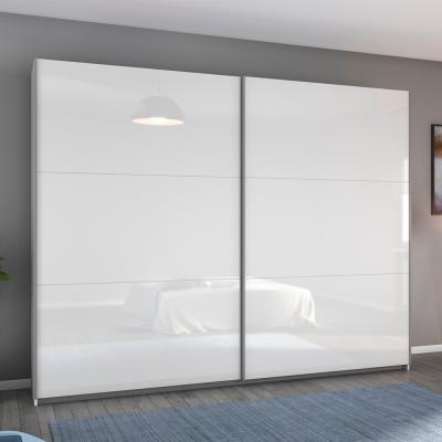 Rauch Aurelia 261cm 2 Door Sliding Wardrobe White Gloss