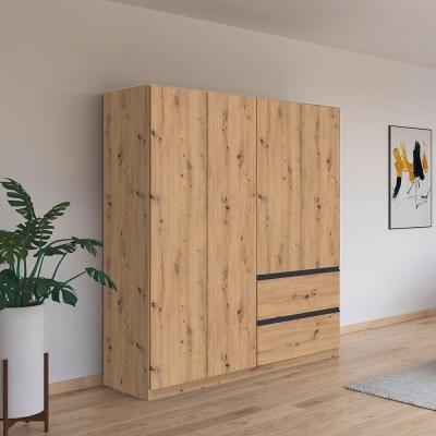 Rauch Costa 181cm 4 Door Wardrobe With Drawers Artisan Oak