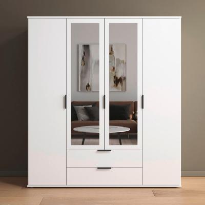 Rauch Essea 168cm 4 Door Combi Wardrobe Alpine White