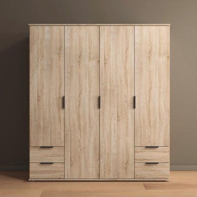 Rauch Essea 168cm 4 Door Wardrobe With Drawers Sonoma Oak