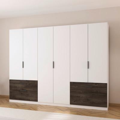 Rauch Koda 271cm 6 Door Wardrobe With Drawers Alpine White