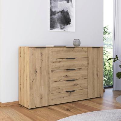 Rauch Flipp 2 Door Sideboard With Adjustable Height 180cm Artisan Oak