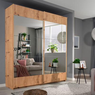 Rauch Malibu 181cm 2 Door Sliding Wardrobe Artisan Oak
