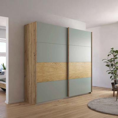 Rauch Malva 226cm 2 Door Sliding Wardrobe Artisan Oak And Sage