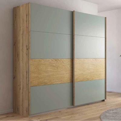 Rauch Malva 271cm 2 Door Sliding Wardrobe Artisan Oak And Sage