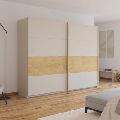 Rauch Malva 271cm 2 Door Sliding Wardrobe Champagne
