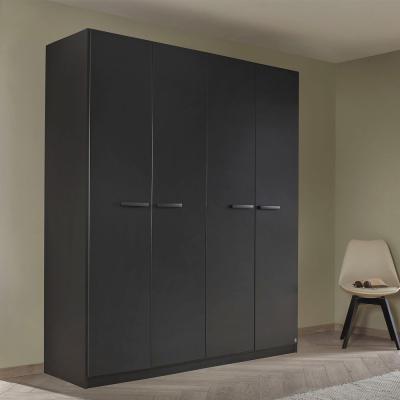Rauch Modi 181cm 4 Door Wardrobe Metallic Dark Grey
