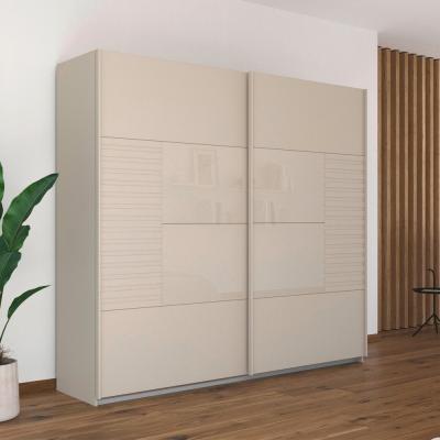 Rauch Ruga 226cm 2 Door Sliding Wardrobe Champagne