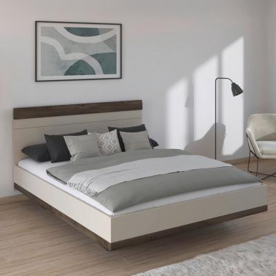 Rauch Sajo 5ft King Size Bed Champagne And Atlantic Dark Oak