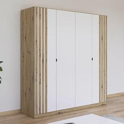 Rauch Genua 181cm 4 Door Wardrobe Type B Artisan Oak And Alpine White