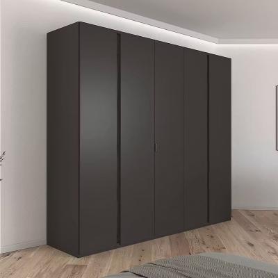 Rauch Luana 251cm 5 Door Wardrobe Graphite And Atlantic Dark Oak