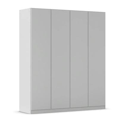 Rauch Wingview Lite 181cm 4 Door Wardrobe Silk Grey