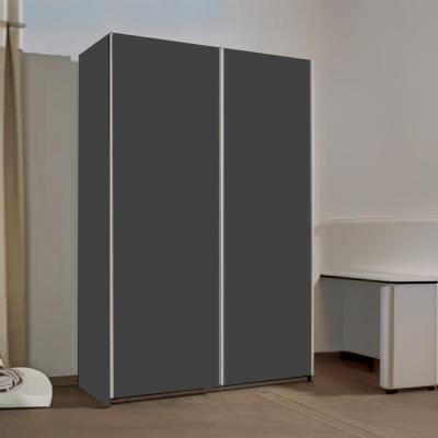 Rauch Slide 131cm 2 Door Sliding Wardrobe Metallic Dark Grey
