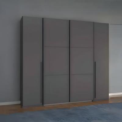 Rauch Mood 225cm 4 Door Wardrobe Metallic Dark Grey